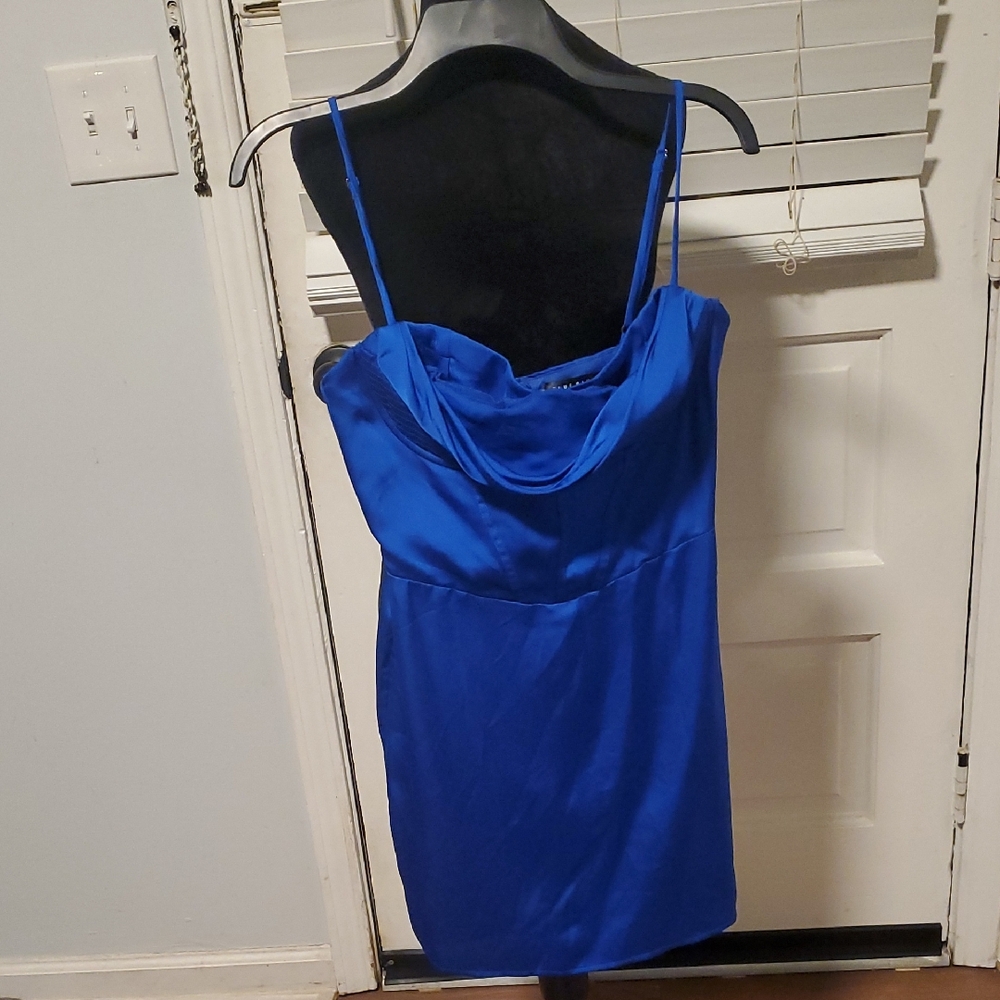 Blue Blush Royal Blue Mini Dress
